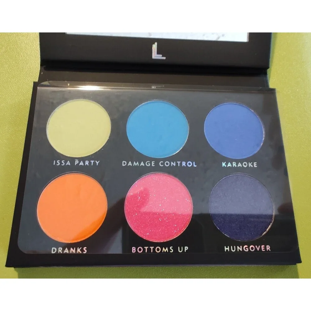 NEW LAURA LEE LOS ANGELES PARTY ANIMAL EYESHADOW PALETTE! BRIGHT BOLD & FLIRTY!
